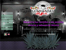 Tablet Screenshot of guadalajaradenoche.com.mx